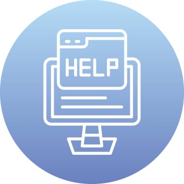 yardım simgesi çizimi