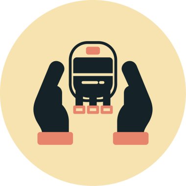 El treni vektör simgesi