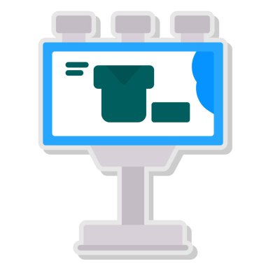 robot ikon vektör illüstrasyonu