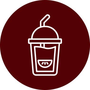 Kahve fincanı simgesinin vektör çizimi