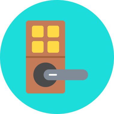 Bina. Web simgesi basit illüstrasyon