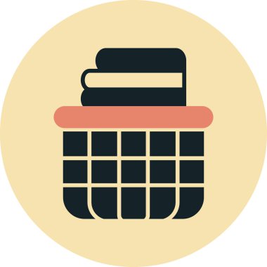 çanta simgesi vektör illüstrasyonu