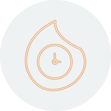 damla simgesi, vektör tasarımı