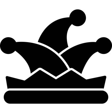 Beyaz arkaplanda siyah vektör noel hediyesi simgesi