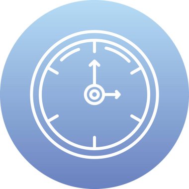 Kronometre Web simgesi basit illüstrasyon