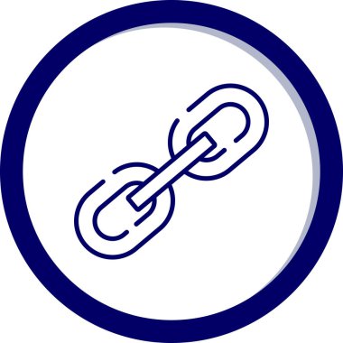 zincir simge vektör çizim