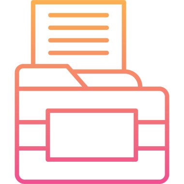 Dosya. Web simgesi basit illüstrasyon