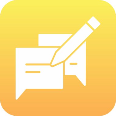 belge düz simgesi, vektör illüstrasyonu