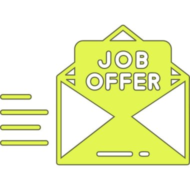 iş teklif satırı vektör simgesi