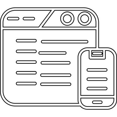 Takvim ve pano vektör illüstrasyon tasarımlı akıllı telefon aygıtı