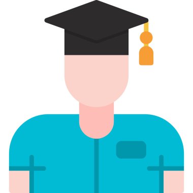 Lisansüstü adam avatar karakter