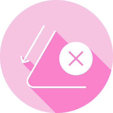 Simge, vektör illüstrasyonunu sil