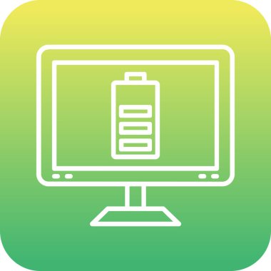 vektör Batarya simgesi