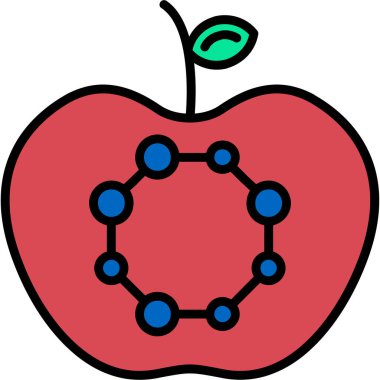 meyve sağlıklı simgesi ana hatlarıyla