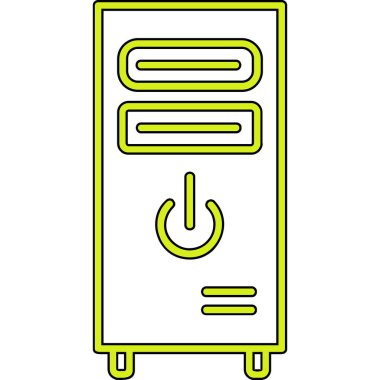 Modern bir simgenin vektör illüstrasyonu