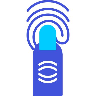 Kablosuz. Web simgesi basit illüstrasyon