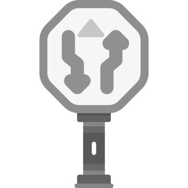 Trafik ışığı simgesi, karikatür tarzı