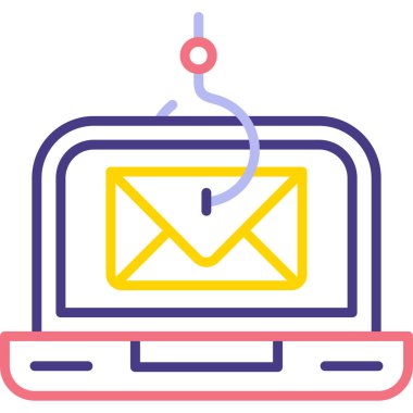 dizüstü bilgisayar e- posta iletisi simgesi