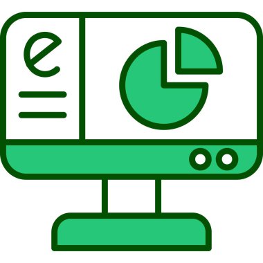 veri analizi. Web simgesi