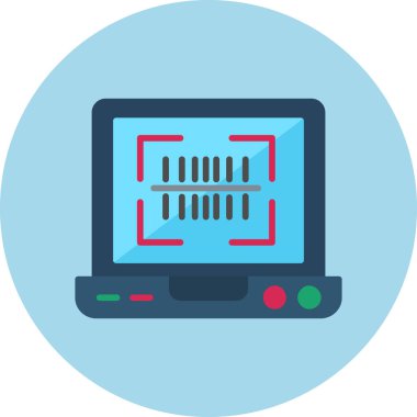 bilgisayar izleyici vektör illüstrasyonu