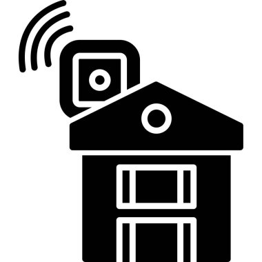 ev uydu anten simgesi taslak biçimi