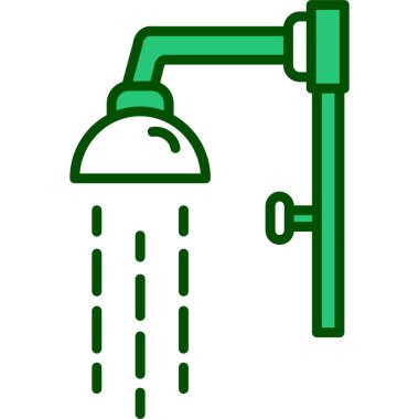 shower web icon vector illustration