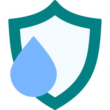 Koruma kalkanı koruma simgesi - dış hat biçiminde