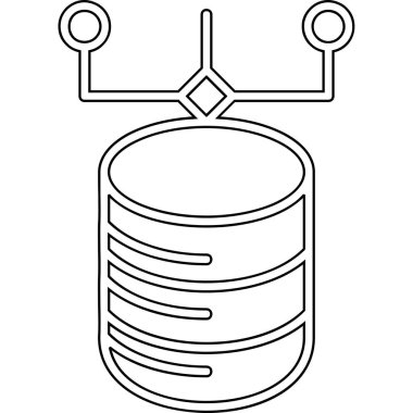 Modern oto tamir simgesinin vektör illüstrasyonu