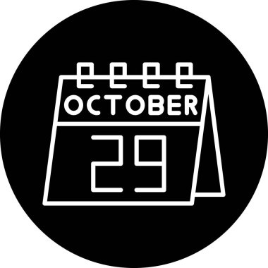 Takvim simgesinin vektör illüstrasyonu