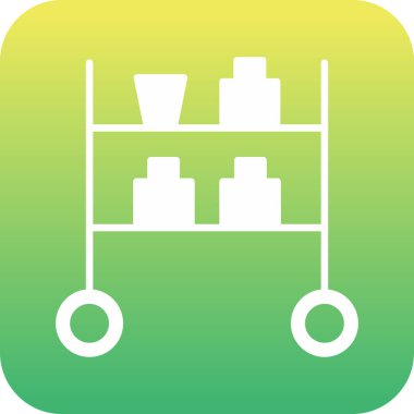 Benzersiz tramvay vektör simgesi