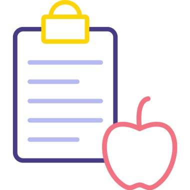 Kitap. Web simgesi basit illüstrasyon