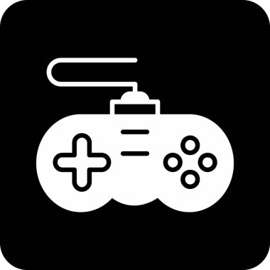 Oyun kolu. Web simgesi basit illüstrasyon