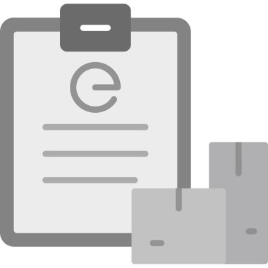 Belge. Web simgesi basit tasarım