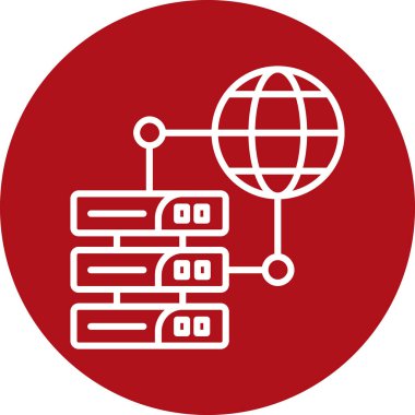 küresel ağ. Basit tasarım