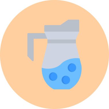 Su. Web simgesi basit illüstrasyon