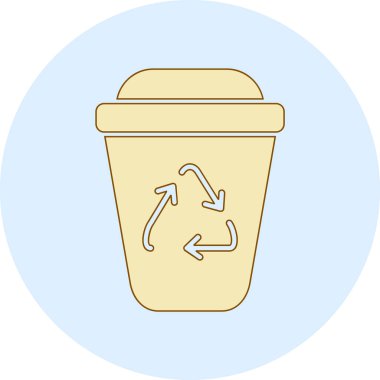 Bir paket kahvenin vektör çizimi