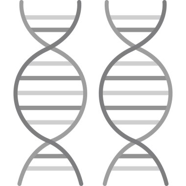 DNA simgesinin vektör illüstrasyonu