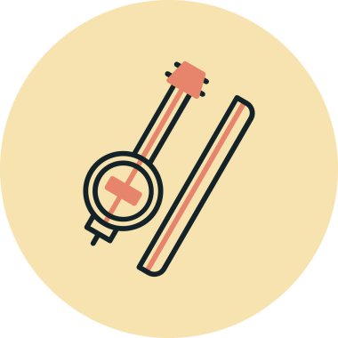 termometre simgesi vektör illüstrasyonu