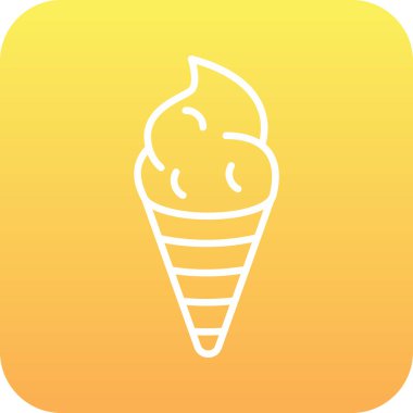 Koni simge vektör çizim