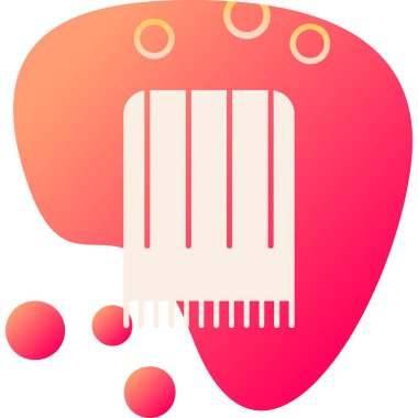 Bir kalp simgesinin vektör illüstrasyonu