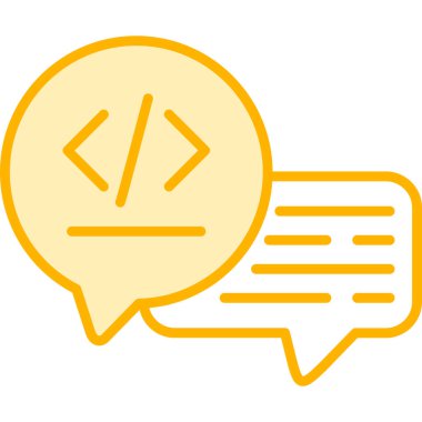 konuşma kabarcığı vektör çizimi