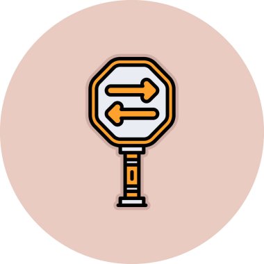 Moda çemberi izole edilmiş arkaplanda yol işaretleri simgesi