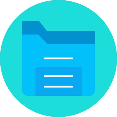 belge klasörü dosya simgesi düz biçimli