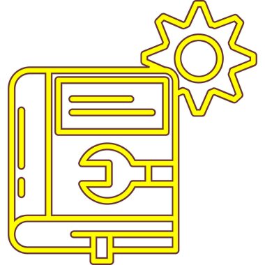 Belge ve teknolojinin vektör illüstrasyonu