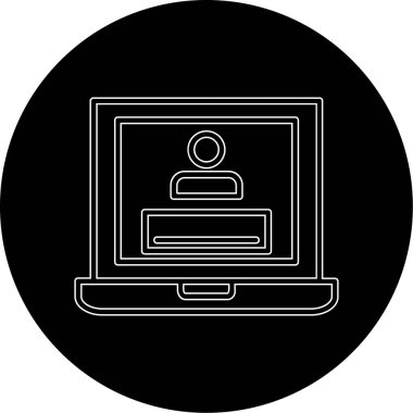 Seo simgesinin vektör illüstrasyonu