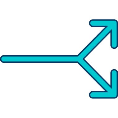 Ok. Web simgesi basit illüstrasyon