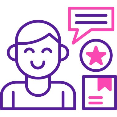 Konuş. Web simgesi basit tasarım