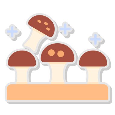 Mantarın vektör illüstrasyonu