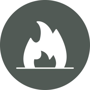 vektör ateş simgesi illüstrasyonu