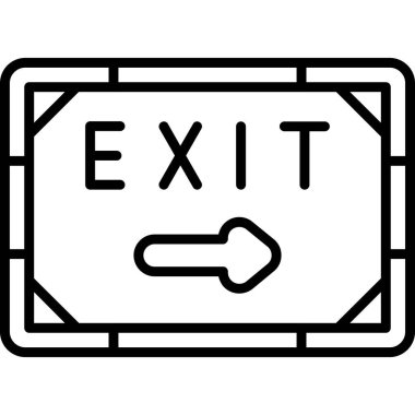 Çıkış çıkış simgesi, özet biçimi